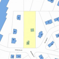 100 Christina St, Newton, MA 02461 plot plan