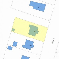 177 Cherry St, Newton, MA 02465 plot plan