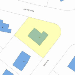 8 Lancaster Rd, Newton, MA 02458 plot plan