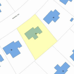 50 Wiswall Rd, Newton, MA 02459 plot plan
