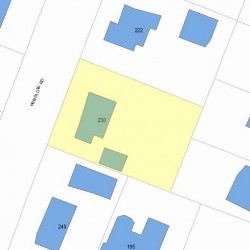 230 Winslow Rd, Newton, MA 02468 plot plan