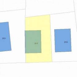 2117 Commonwealth Ave, Newton, MA 02466 plot plan