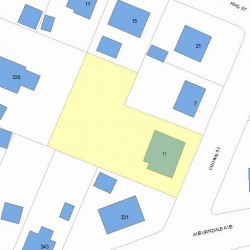 11 Crown St, Newton, MA 02466 plot plan