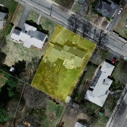 299 Woodland Rd, Newton, MA 02466 aerial view