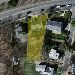 1114 Commonwealth Ave, Newton, MA 02459 aerial view