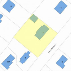 57 Windermere Rd, Newton, MA 02466 plot plan