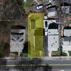71 Auburndale Ave, Newton, MA 02465 aerial view