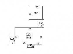 185 Hobart Rd, Newton, MA 02459 floor plan