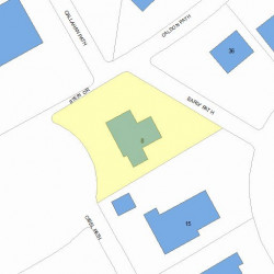 8 Early Path, Newton, MA 02459 plot plan