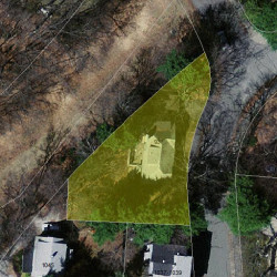 93 Hancock Ave, Newton, MA 02459 aerial view