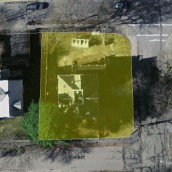 63 Sumner St, Newton, MA 02459 aerial view