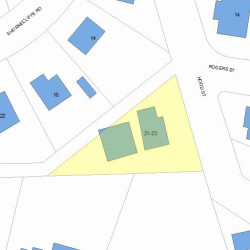 21 Hood St, Newton, MA 02458 plot plan