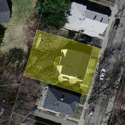 21 Bridges Ave, Newton, MA 02460 aerial view