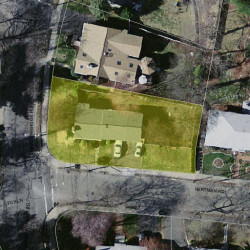 8 Hartman Rd, Newton, MA 02459 aerial view