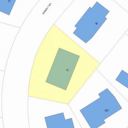 18 Sunset Rd, Newton, MA 02458 plot plan