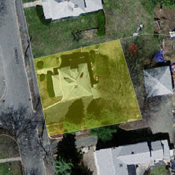 26 Linden St, Newton, MA 02464 aerial view
