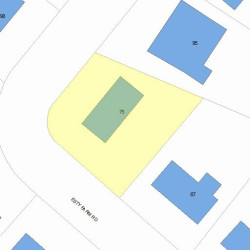 75 Esty Farm Rd, Newton, MA 02459 plot plan