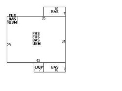 70 Hull St, Newton, MA 02460 floor plan