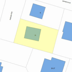 10 Auburn Ter, Newton, MA 02466 plot plan