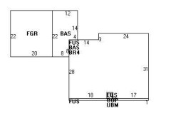 25 Oldham Rd, Newton, MA 02465 floor plan