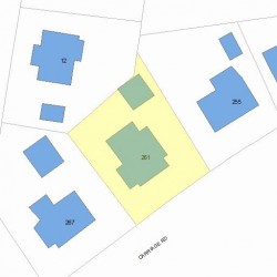 261 Commonwealth Ave, Newton, MA 02459 plot plan