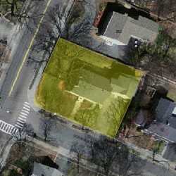 4 Scribner Park, Newton, MA 02466 aerial view