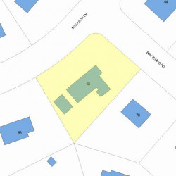 58 Myerson Ln, Newton, MA 02459 plot plan