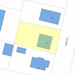 30 Prairie Ave, Newton, MA 02466 plot plan