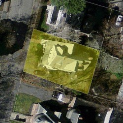 8 Eldredge St, Newton, MA 02458 aerial view