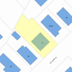 32 Wiltshire Rd, Newton, MA 02458 plot plan