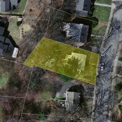 88 Garland Rd, Newton, MA 02459 aerial view