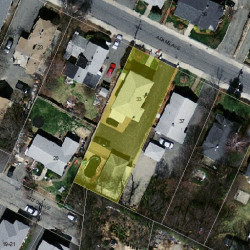 33 Adams Ave, Newton, MA 02465 aerial view