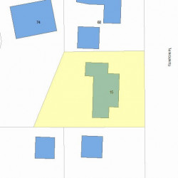 15 Clinton Pl, Newton, MA 02459 plot plan