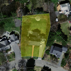 68 Colbert Rd, Newton, MA 02465 aerial view