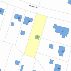 18 Brackett Rd, Newton, MA 02458 plot plan