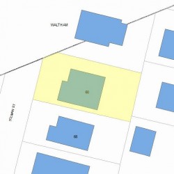 60 Tolman St, Newton, MA 02465 plot plan