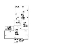 95 Dorset Rd, Newton, MA 02468 floor plan