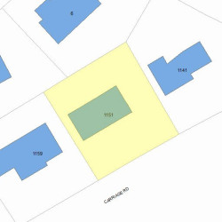 1151 Commonwealth Ave, Newton, MA 02465 plot plan