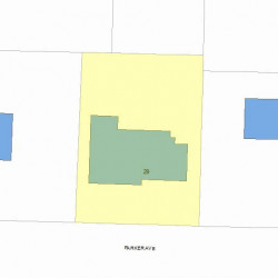 29 Parker Ave, Newton, MA 02459 plot plan