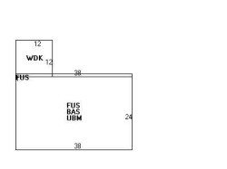 121 Adams Ave, Newton, MA 02465 floor plan