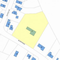 45 Islington Rd, Newton, MA 02466 plot plan