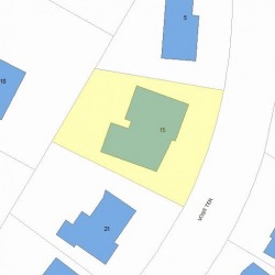 15 Voss Ter, Newton, MA 02459 plot plan