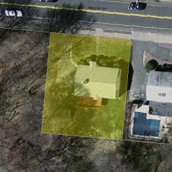 1192 Beacon St, Newton, MA 02461 aerial view