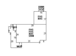 1063 Beacon St, Newton, MA 02459 floor plan