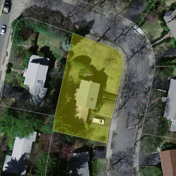 19 Judith Rd, Newton, MA 02459 aerial view