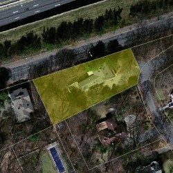 51 Greenwood Ave, Newton, MA 02465 aerial view