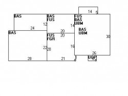 956 Walnut St, Newton, MA 02460 floor plan