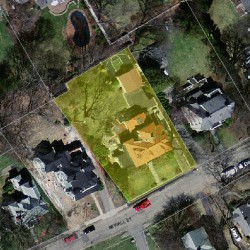31 Sewall St, Newton, MA 02465 aerial view