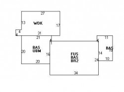 411 Brookline St, Newton, MA 02459 floor plan