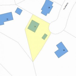 31 Pilgrim Rd, Newton, MA 02468 plot plan